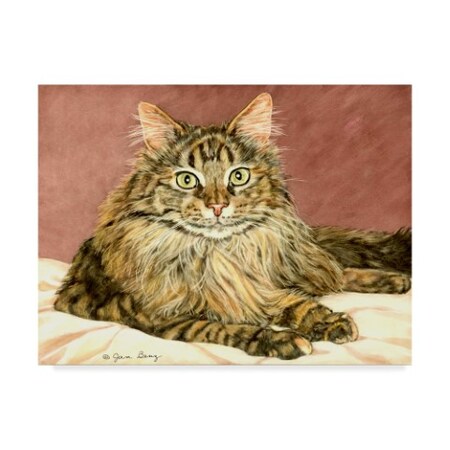 Trademark Fine Art Jan Benz 'Lady Pounce' Canvas Art, 14x19 ALI36333-C1419GG
